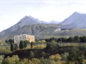Quadro di inizi 800 che ritrae Villa Sangennariello